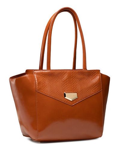 Nákupná taška Monnari oranžová