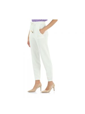 Pantalones de chándal Elisabetta Franchi blanco