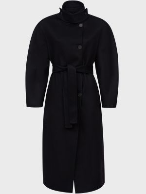 Черное пальто Fabiana Filippi