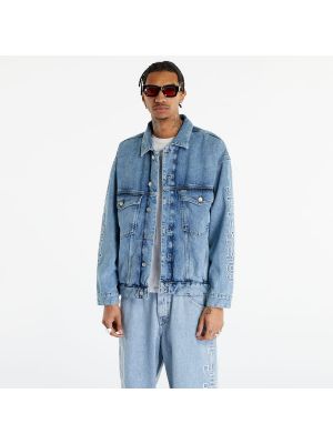 Oversized džínová bunda Tommy Jeans modrá