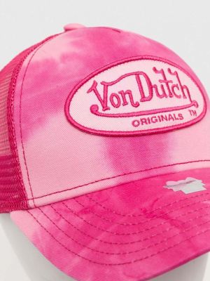 Kapa s printom Von Dutch ružičasta