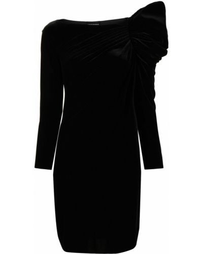 Vestido de cóctel Emporio Armani negro