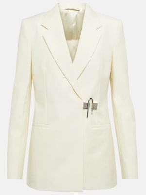 Vlnené sako Givenchy biela