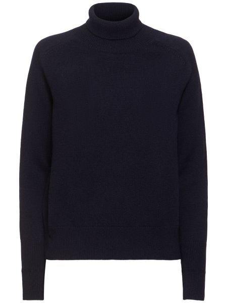 Ull turtleneck Victoria Beckham blå