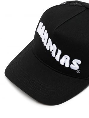 Cap mit stickerei Nahmias schwarz