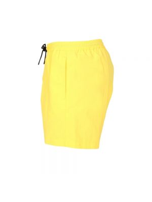 Pantalones cortos con estampado Msgm amarillo