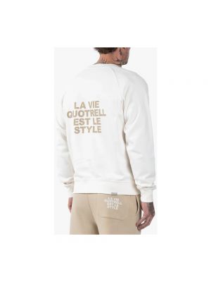 Sweatshirt mit rundem ausschnitt Quotrell weiß