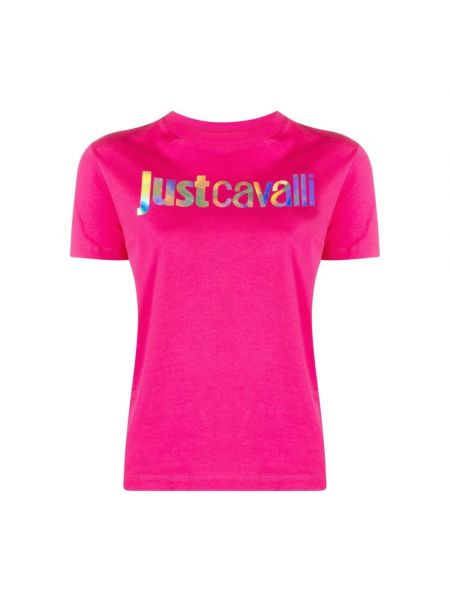 Koszulka Just Cavalli różowa