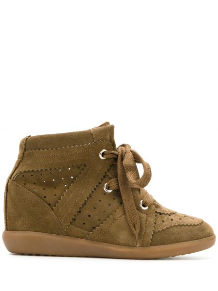 Sneakers Isabel Marant καφέ
