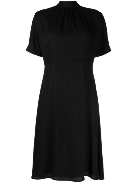 Jedwabna sukienka midi żakardowa Givenchy