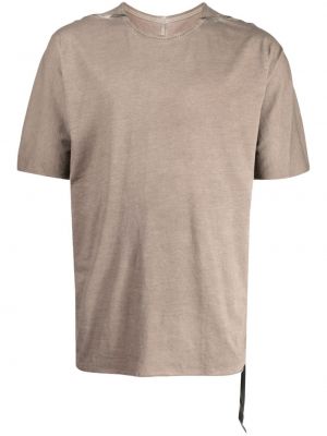 T-shirt en coton Isaac Sellam Experience marron