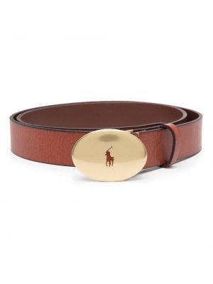 Cintura skinny a righe con stampa Polo Ralph Lauren