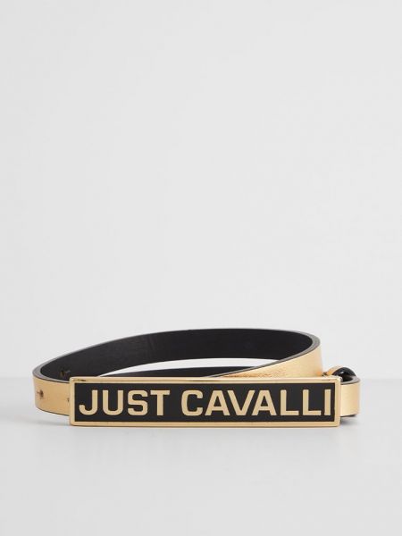 Pasek Just Cavalli złoty