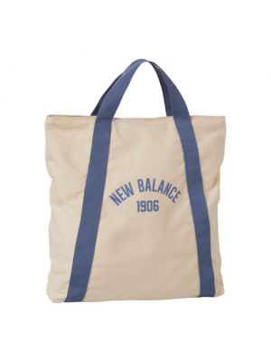 Shopper handtasche aus baumwoll ohne absatz New Balance beige