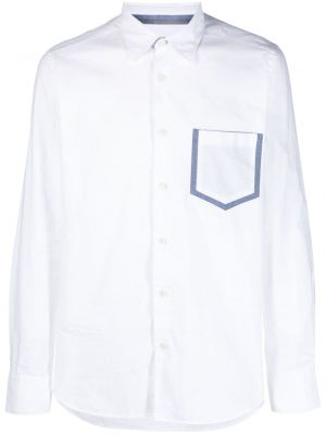 Памучна риза Tintoria Mattei бяло