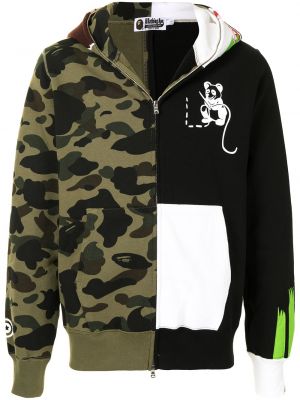 Камуфлажен суичър с качулка с цип с принт A Bathing Ape®