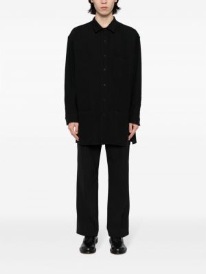 Daunen hemd Yohji Yamamoto schwarz