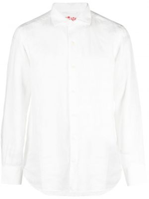 Ленена риза Mc2 Saint Barth бяло