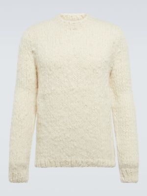 Кашмирен пуловер Gabriela Hearst бяло