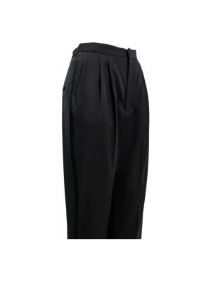 Pantalones chinos de lana Saint Laurent negro