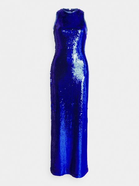 Sukienka wieczorowa balowa Halston niebieska