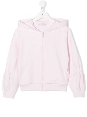 Hoodie för tjejer Monnalisa rosa