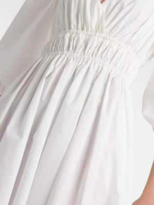 Robe mi-longue en coton Altuzarra blanc