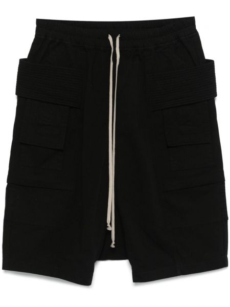 Cargo shortsit Rick Owens Drkshdw musta