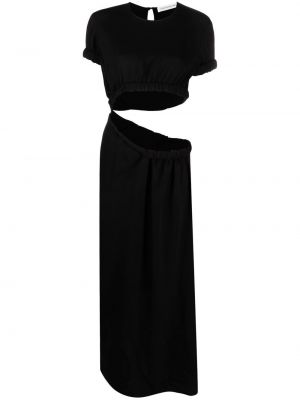 Dlouhé šaty Christopher Esber čierna