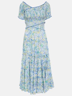 Midi haljina s cvjetnim printom Poupette St Barth