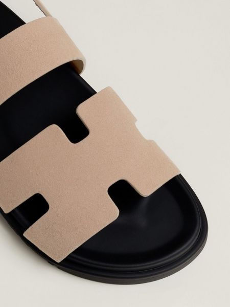 Seemisnahksed sandaalid Hermès Pre-owned beež