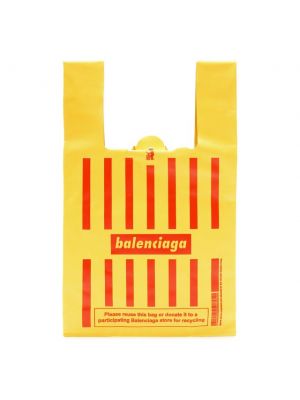 Сумка шоппер Balenciaga, желтая