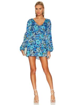 Mini robe For Love And Lemons bleu