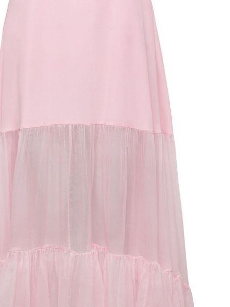 Šifonové midi šaty Azeeza růžové