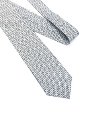 Cravate en soie à imprimé à motif géométrique Brioni