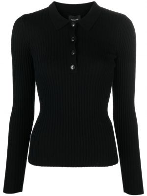 Μάλλινος πουλόβερ από μαλλί merino Birgitte Herskind μαύρο