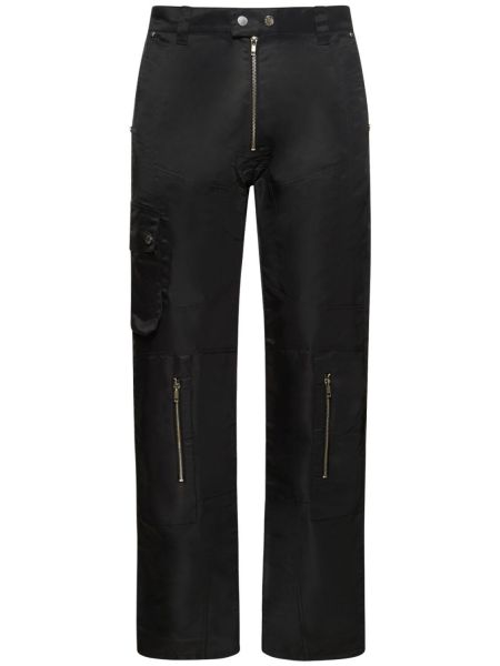 Kalhoty z nylonu Gmbh černé