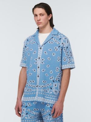 Medvilninis polo marškinėliai Alanui mėlyna