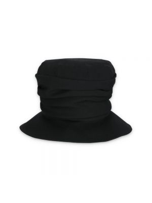 Czarny kapelusz wełniany Yohji Yamamoto
