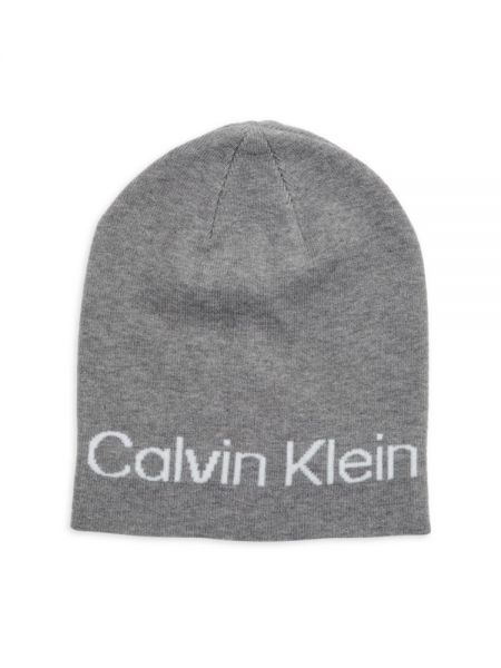Шапка Calvin Klein серая