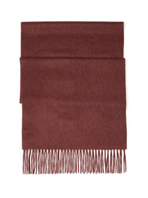 Мужской кашемировый шарф бордово-красного цвета Pal Zileri