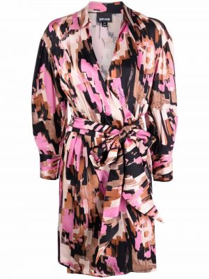 Abstrakt trykk trykt dress Just Cavalli rosa