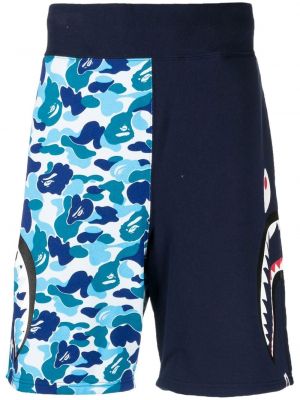 Jersey bermudashorts A Bathing Ape® blå