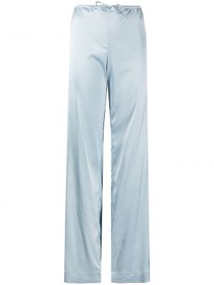 Satynowe spodnie Jacquemus, niebieski