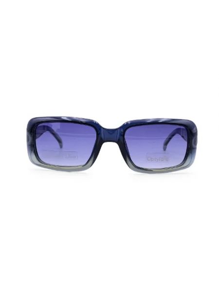 Okulary przeciwsłoneczne retro Dior Vintage niebieskie