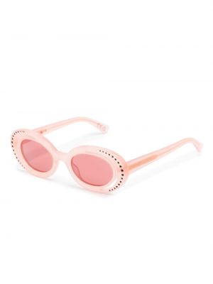 Saulesbrilles ar kristāliem Marni Eyewear rozā
