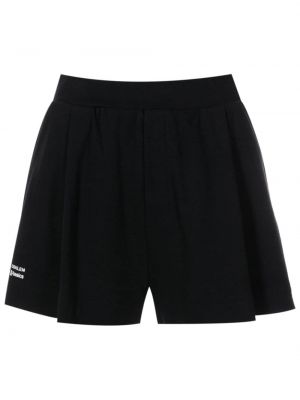 Shorts de sport en coton à imprimé Osklen noir