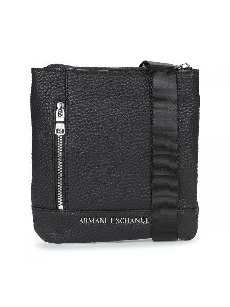 Crossbody kabelka bez podpätku Armani Exchange čierna