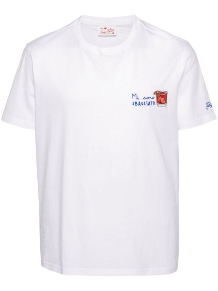 Tričko s výšivkou Mc2 Saint Barth biela