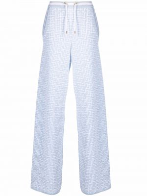 Pantalones con cordones Balmain azul